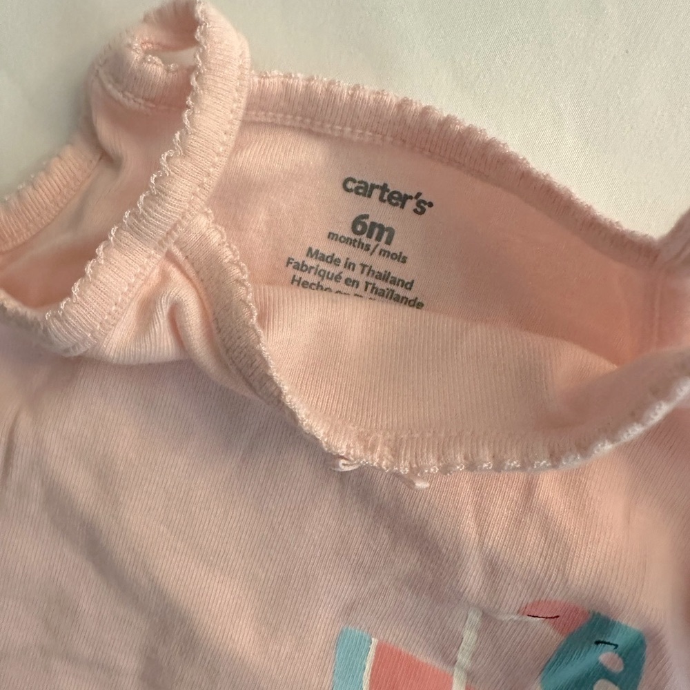 Carter baby girl bodysuit and bottoms - Picture 3 of 7